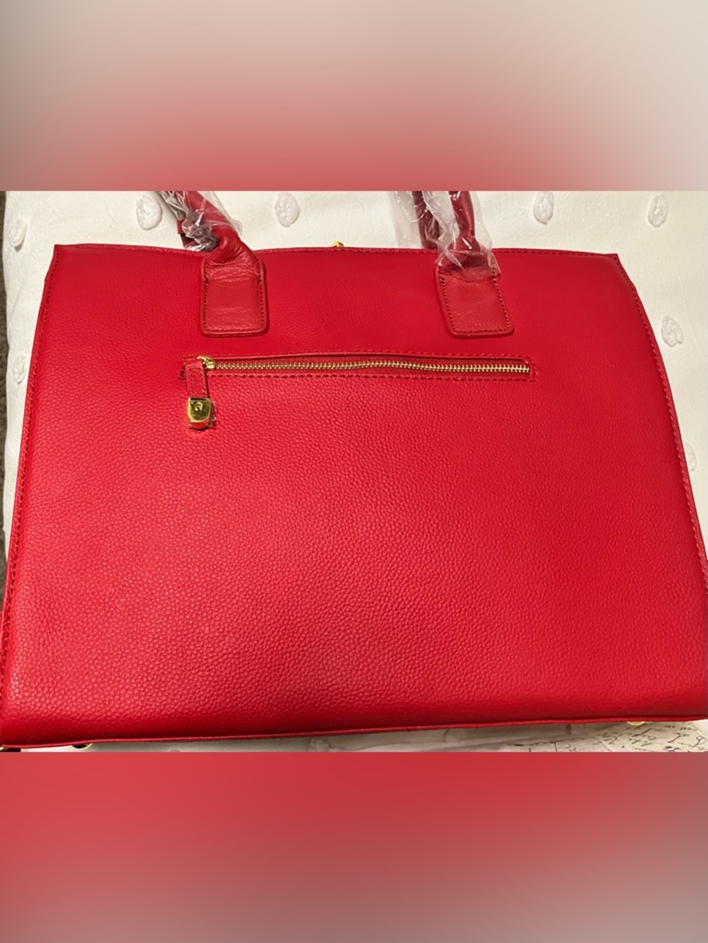 Joy & Iman Hollywood Glambag Marsala Red Leather - 2004 Deadstock NEW- NIP Set - Picture 4 of 16